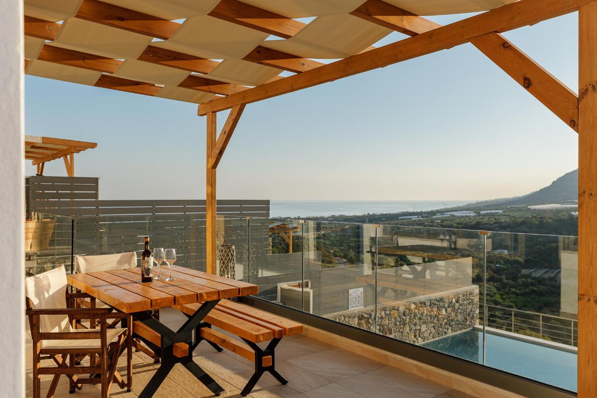 Mediterranean View Villa Makrýgialos Eksteriør bilde