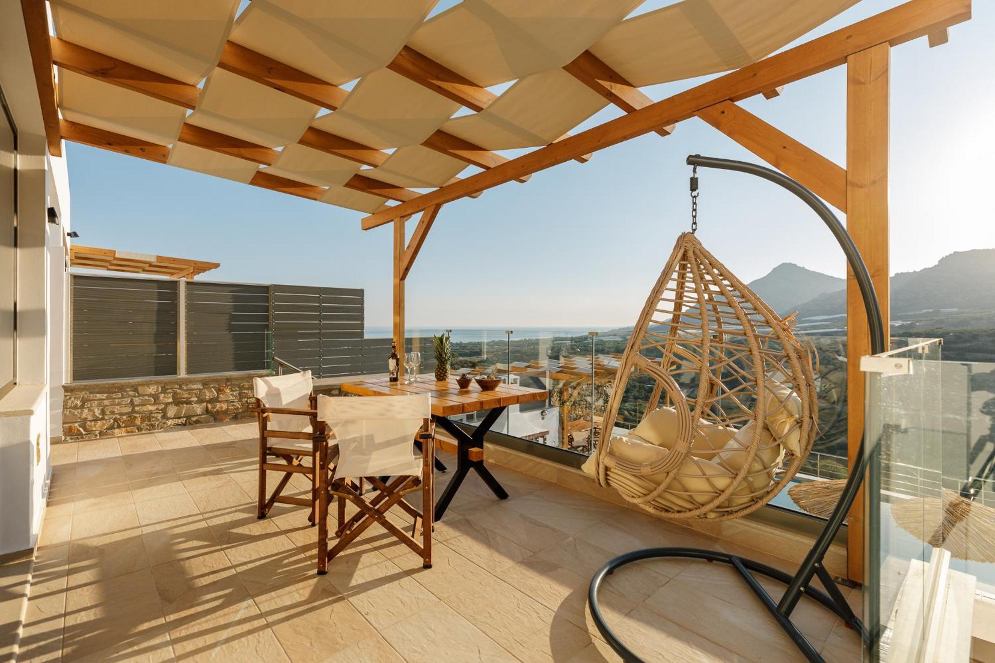 Mediterranean View Villa Makrýgialos Eksteriør bilde