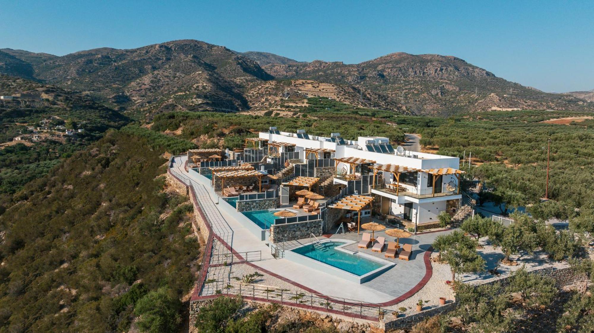 Mediterranean View Villa Makrýgialos Eksteriør bilde