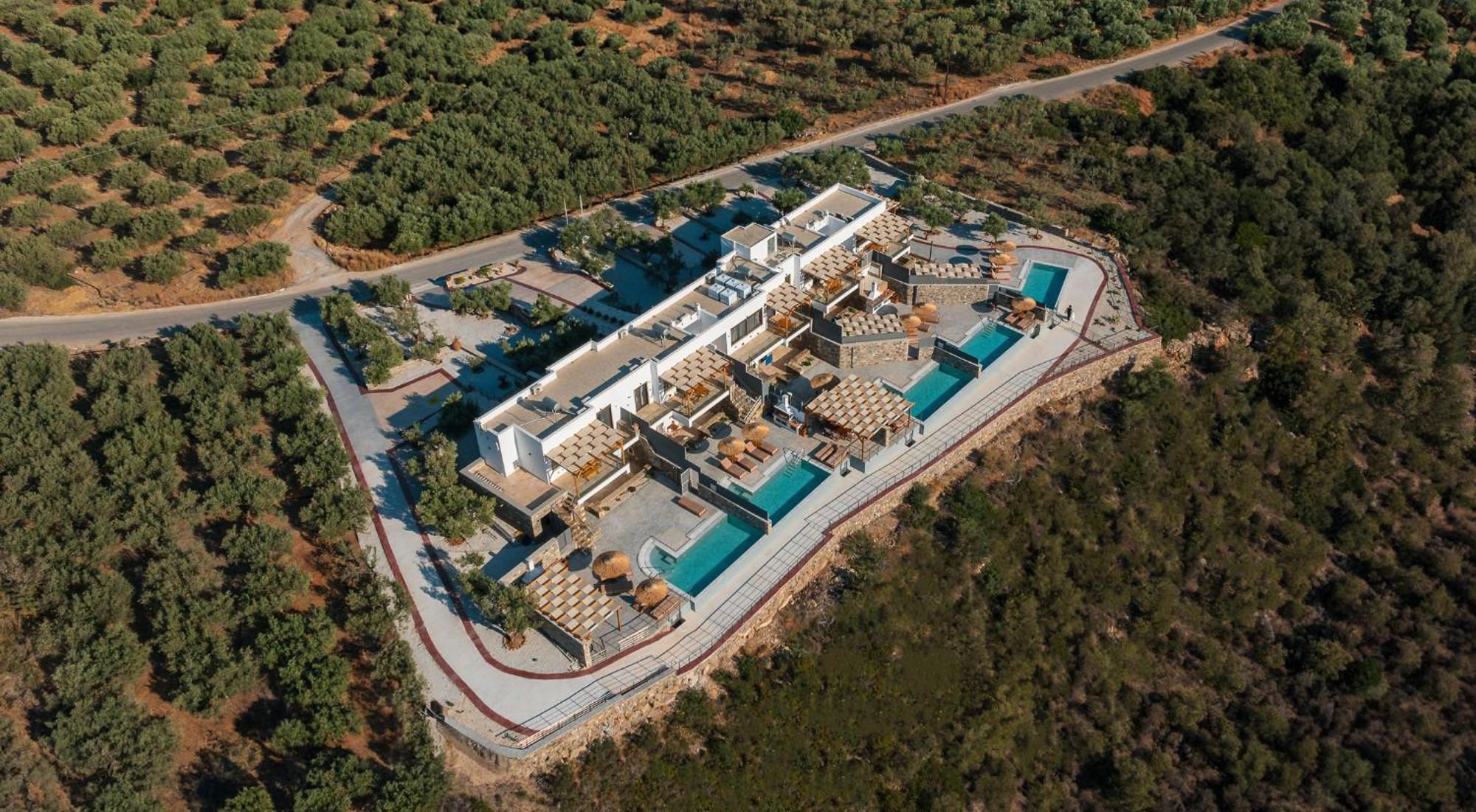 Mediterranean View Villa Makrýgialos Eksteriør bilde